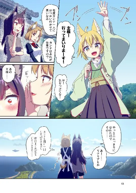 目が覚めたらケモミミ少女になっていたお話総集編1 Page.63