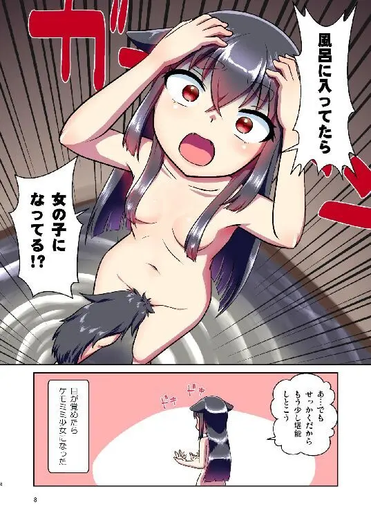 目が覚めたらケモミミ少女になっていたお話総集編1 Page.8