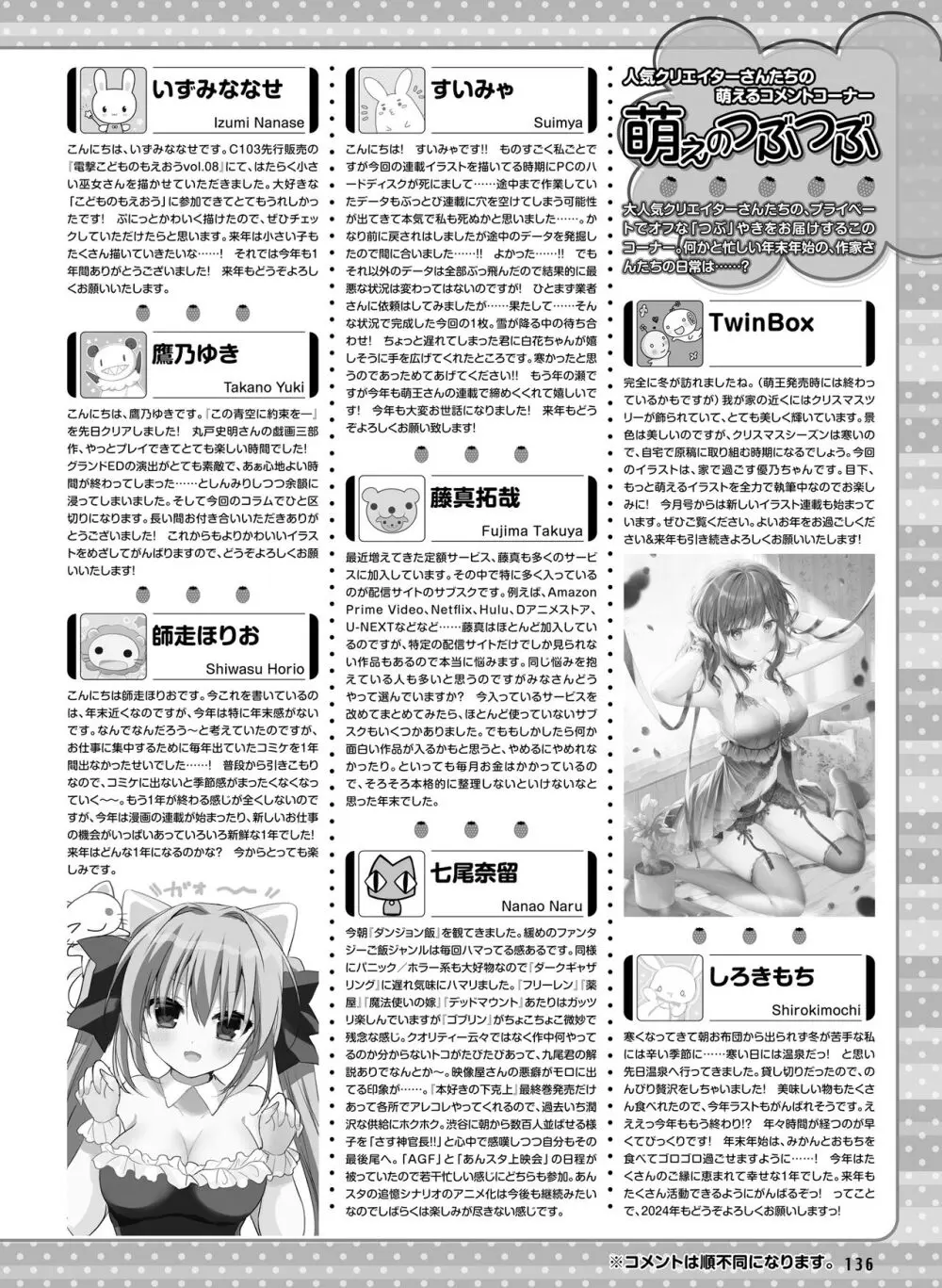 電撃萌王 2024年02月号 Page.138