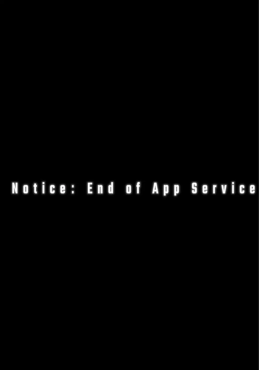 Re Notice: End of App Service Page.12