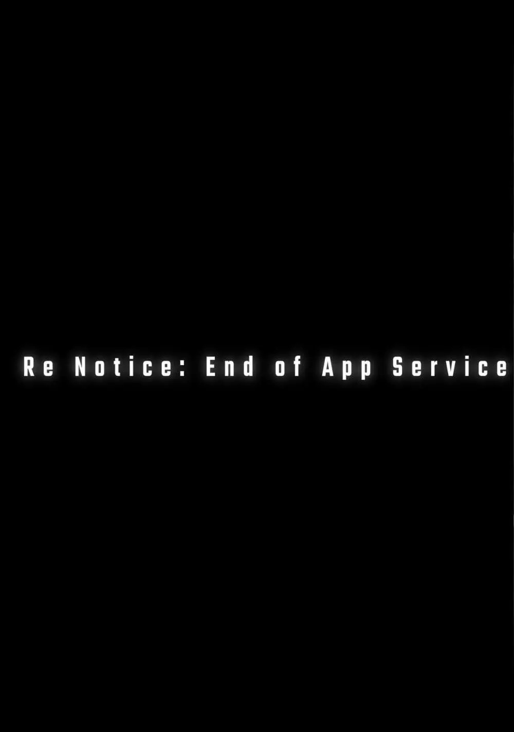 Re Notice: End of App Service Page.25