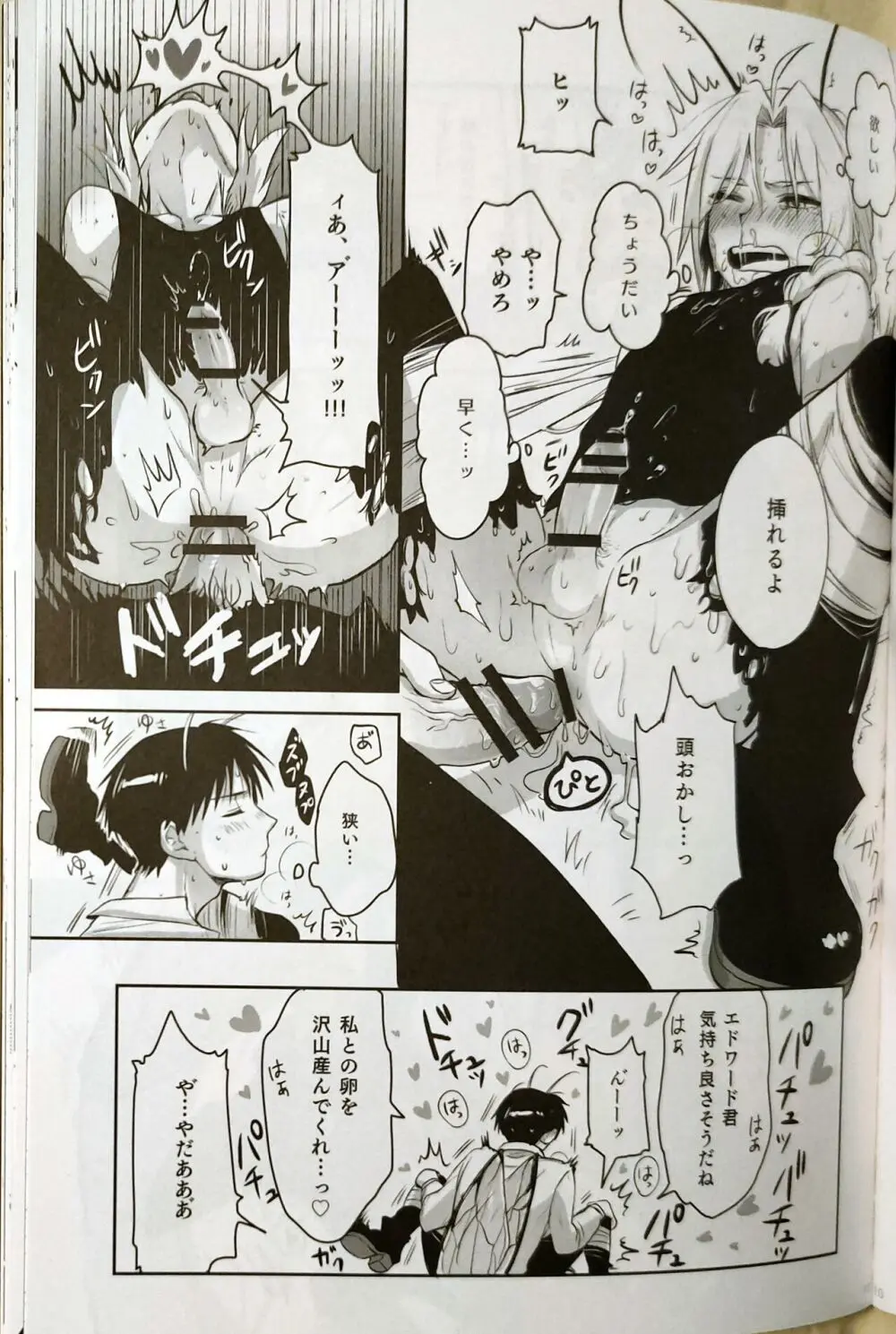 CherryTart ( 杏奈ことり) 性癖交換ごっこ /痛めんのお部屋 (鋼の錬金術師) Page.47