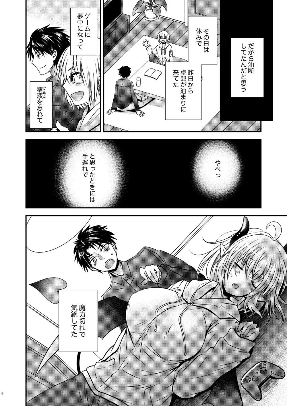 親友♂ときどきサキュバス♀ Page.4