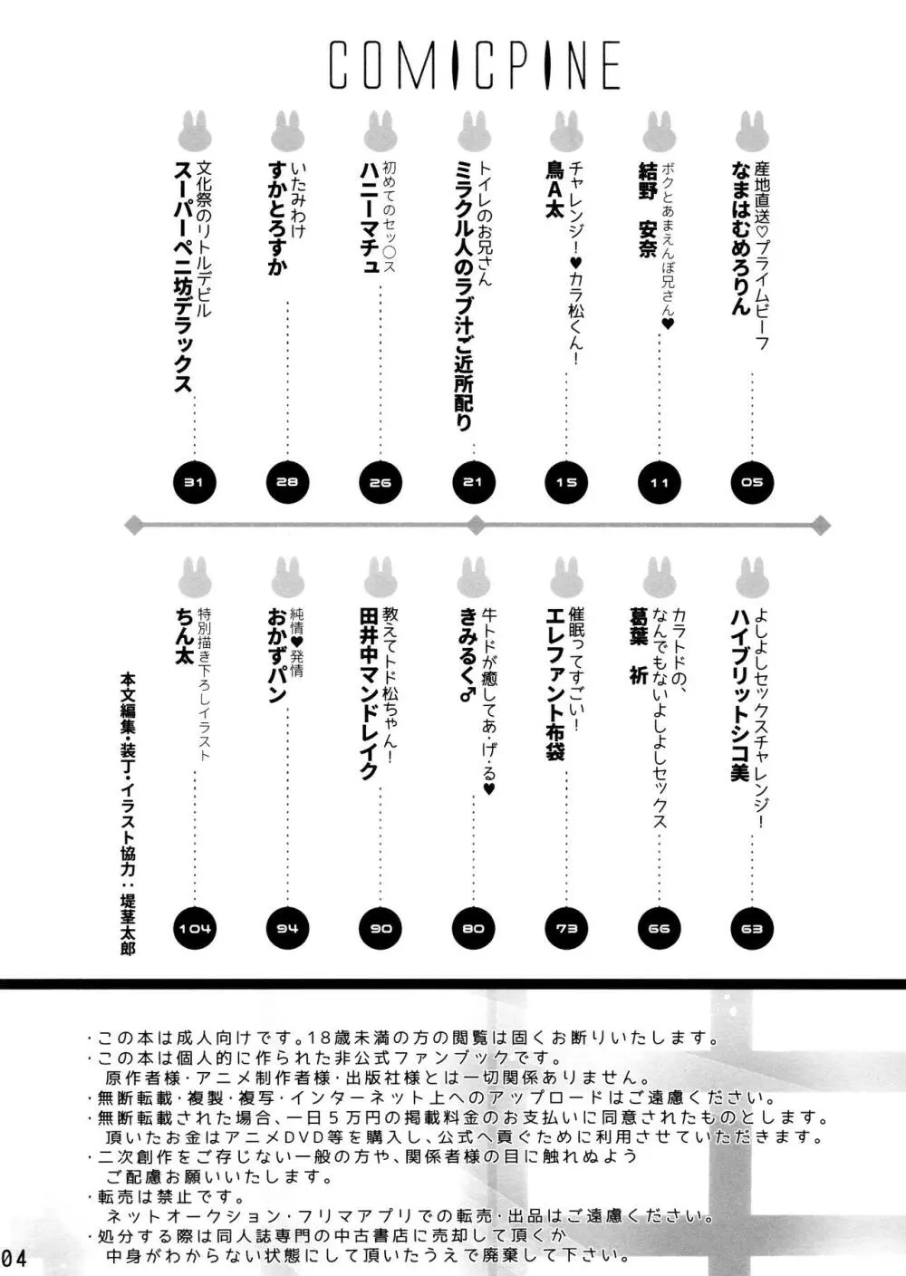 コミックパイン10月号 Page.4