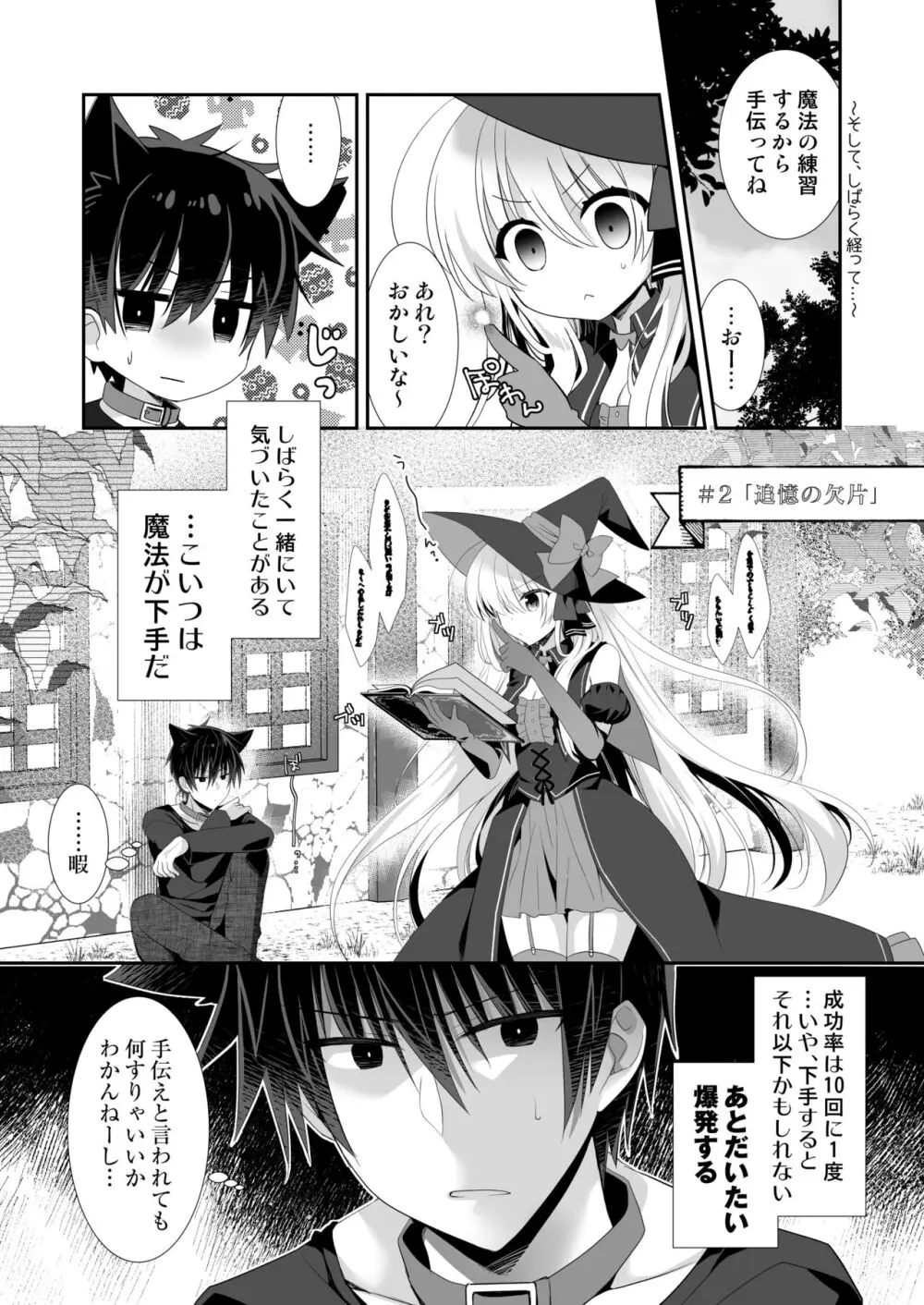 ポンコツ魔女とイジワルな猫。 -召喚した使い魔が言うことを聞いてくれません！- Page.17