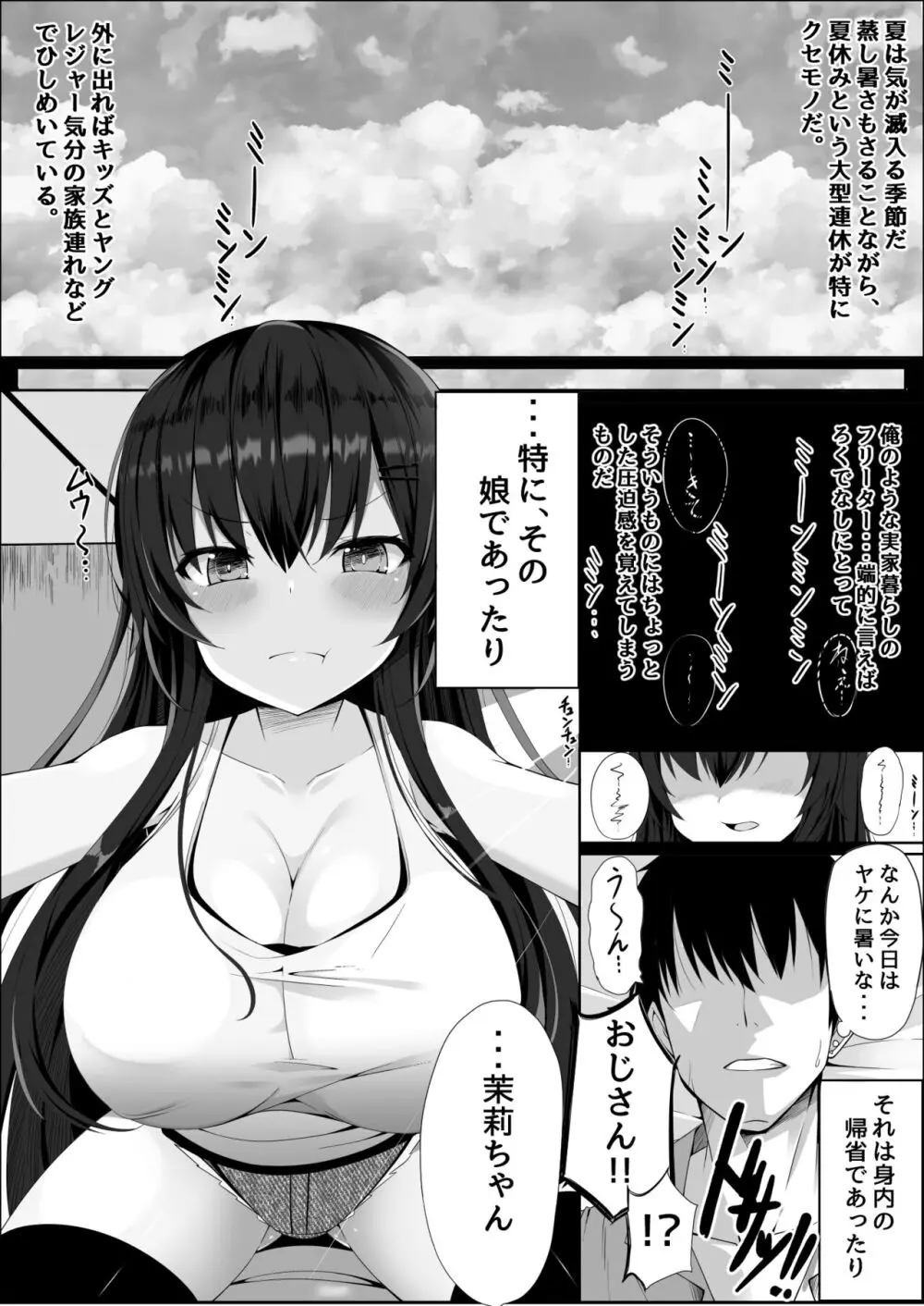 無知でムチムチな爆乳J○姪と勢いでヤッてしまったらドハマリしてしまったお話 Page.1