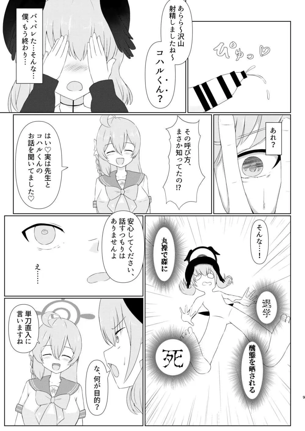 下〇コハルは男の娘っ!?withハナコ編 Page.9