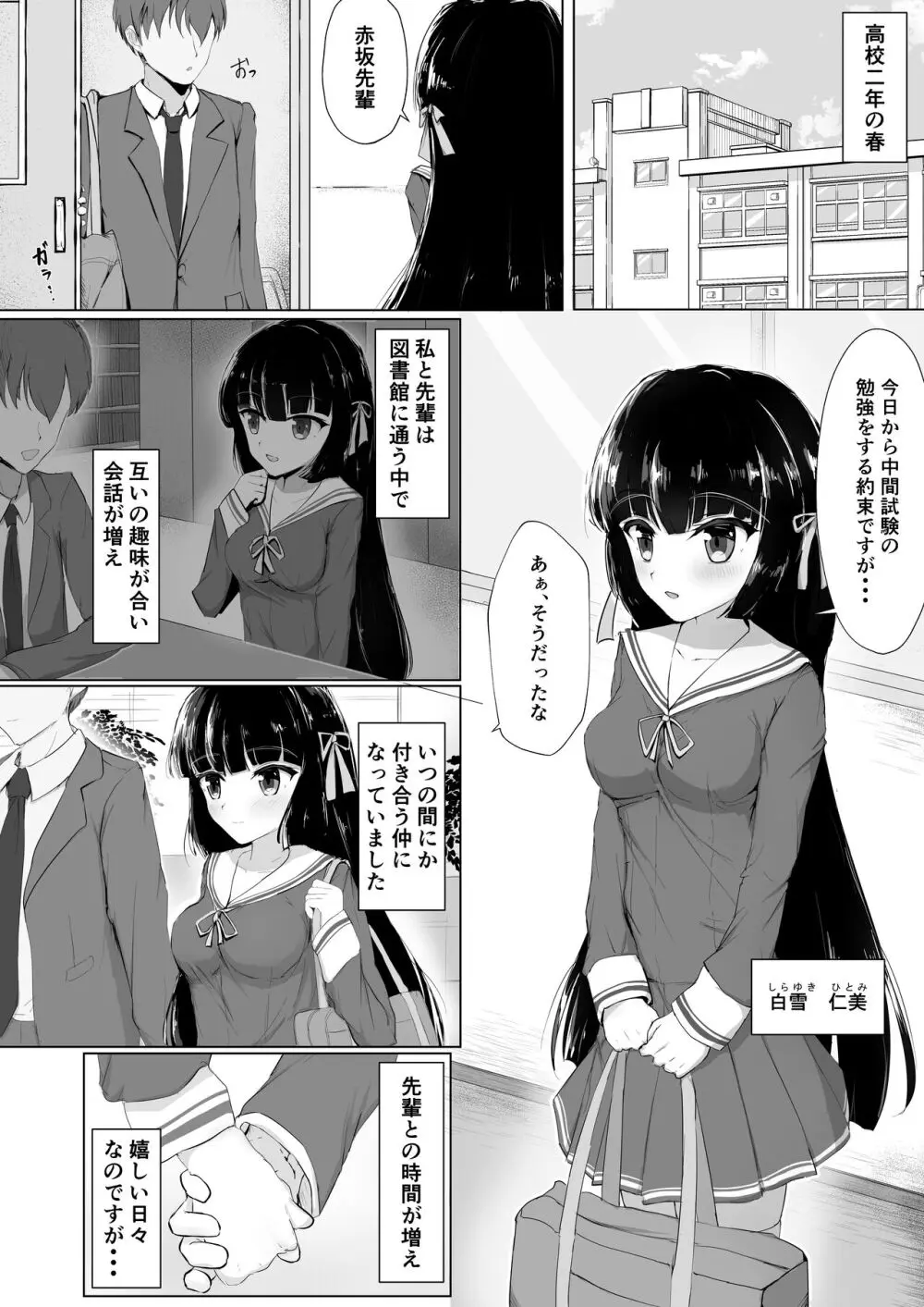 初めてを捧げられず彼女は寝取られる Page.2