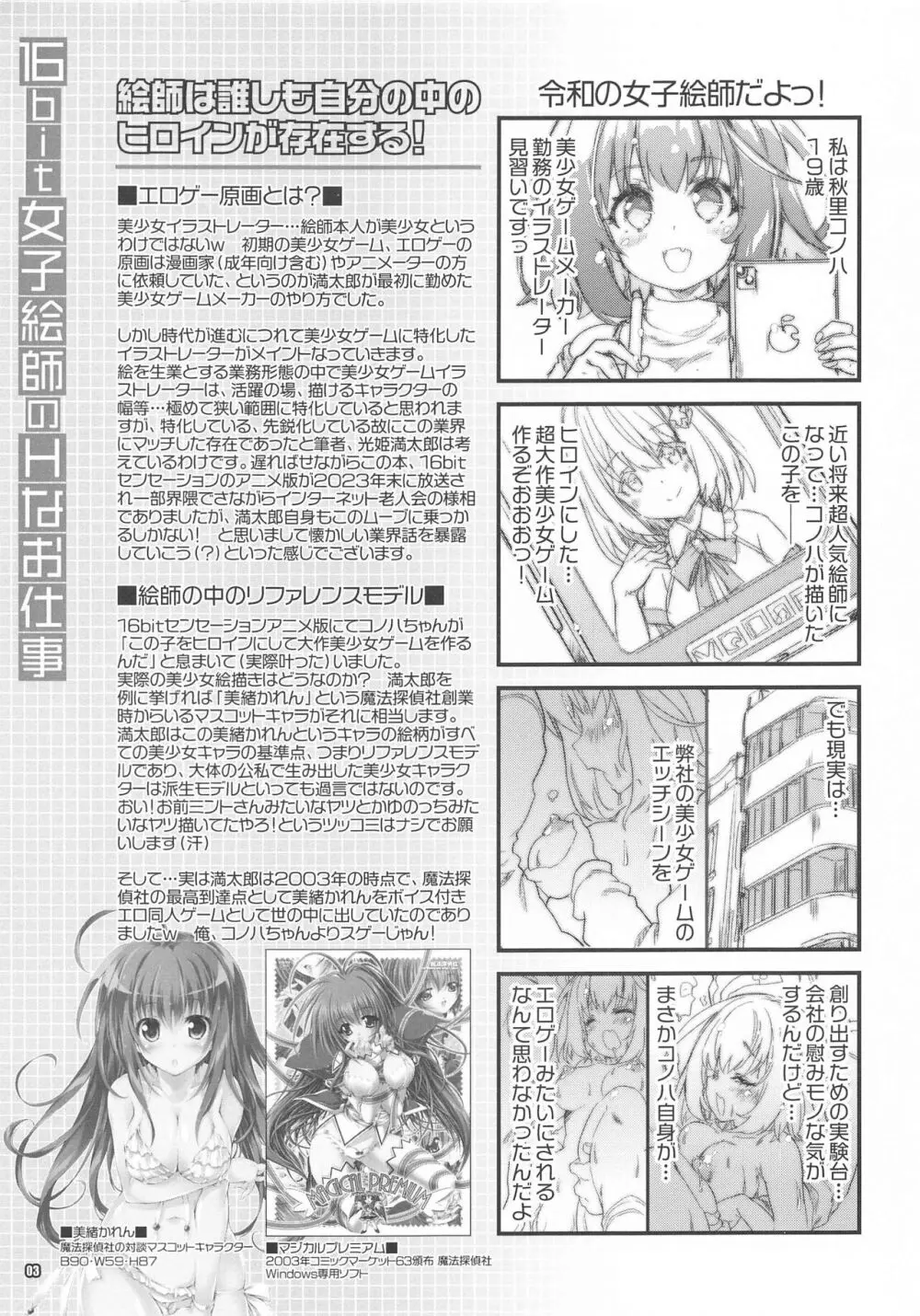 16bit女子絵師のHなお仕事 Page.2