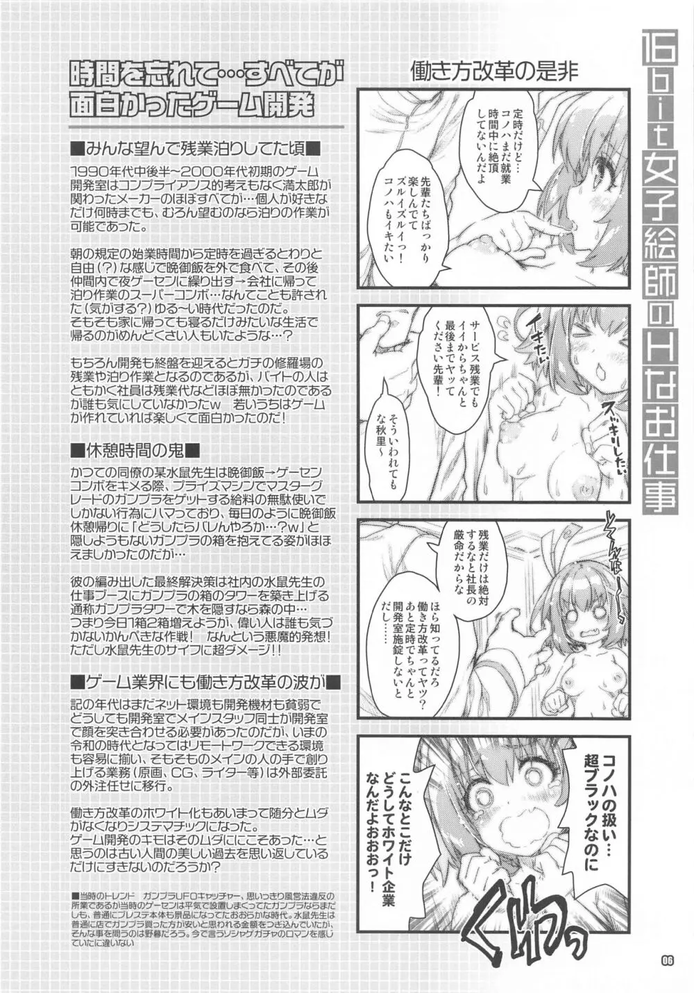 16bit女子絵師のHなお仕事 Page.5