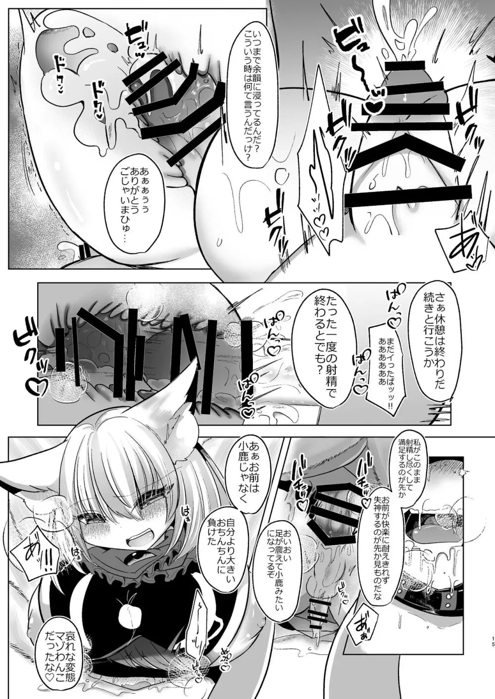 八雲藍が性処理ペットと戯れる本 Page.15