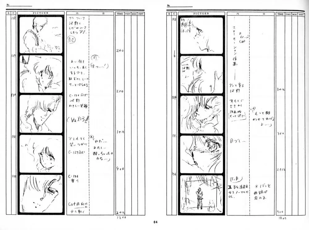 くりいむレモン 絵コンテ･設定資料集 PART1 ｢媚･妹･Baby｣ ＆ PART5｢亜美･AGAIN｣ Page.61