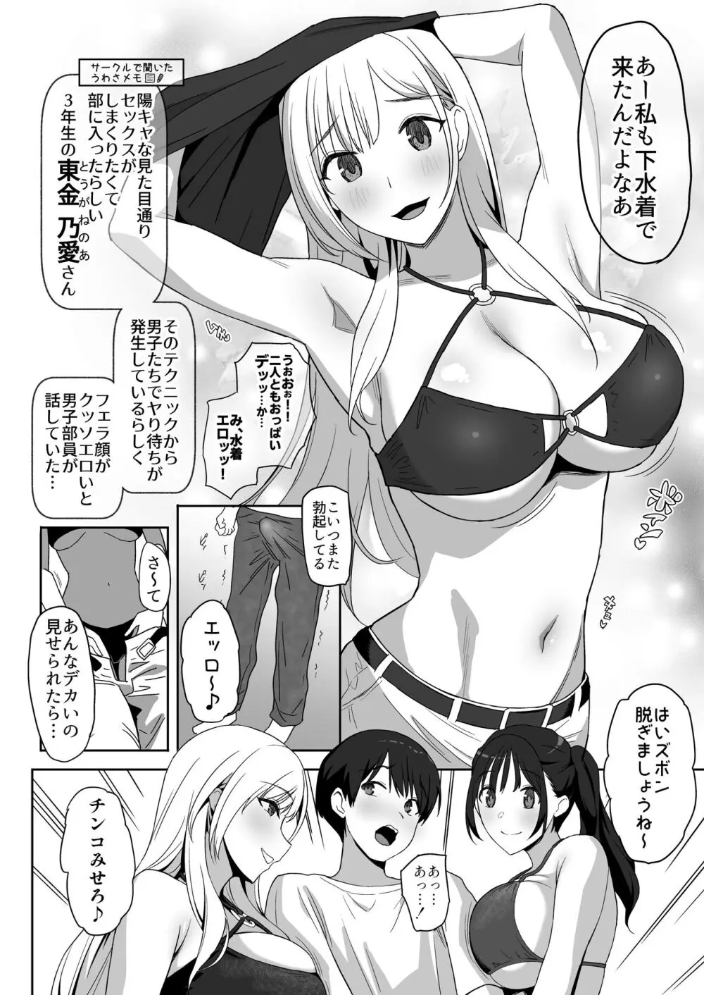 ヤリサー合宿に男は僕一人 Page.28