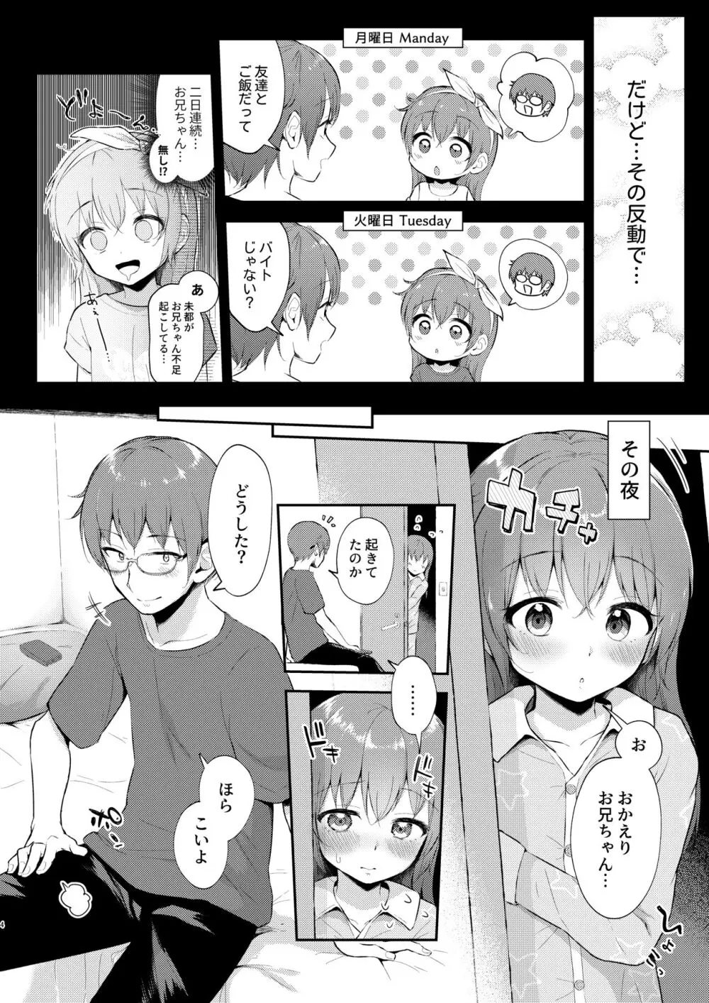 妹ちゃんは〇〇〇れたい…? Page.4