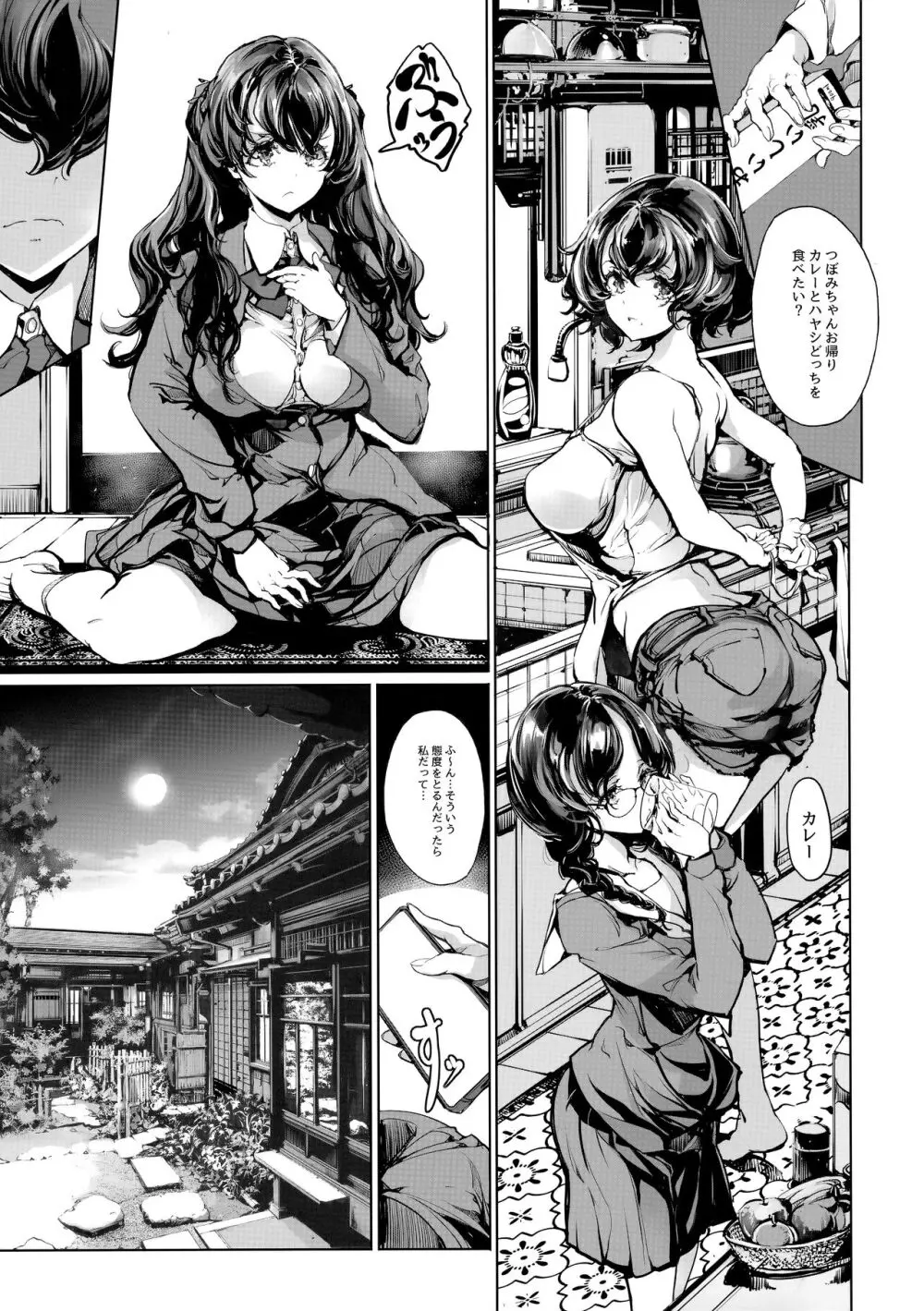 熟れた蕾と青いザクロ Page.6