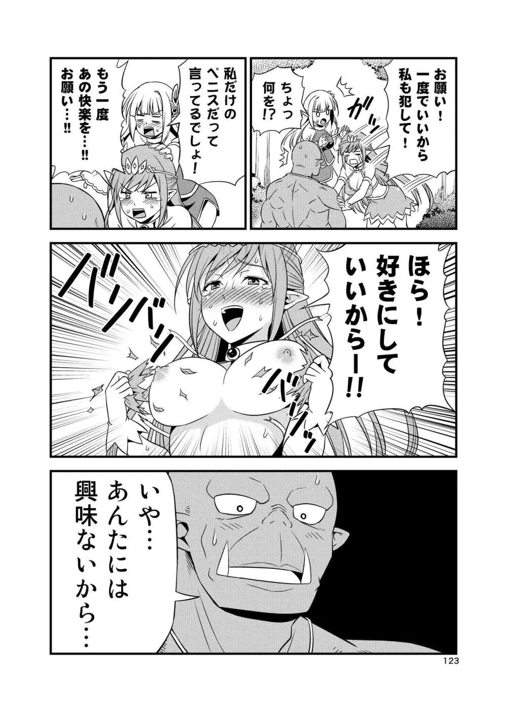 変態エルフと真面目オーク 同人版総集編 Page.122