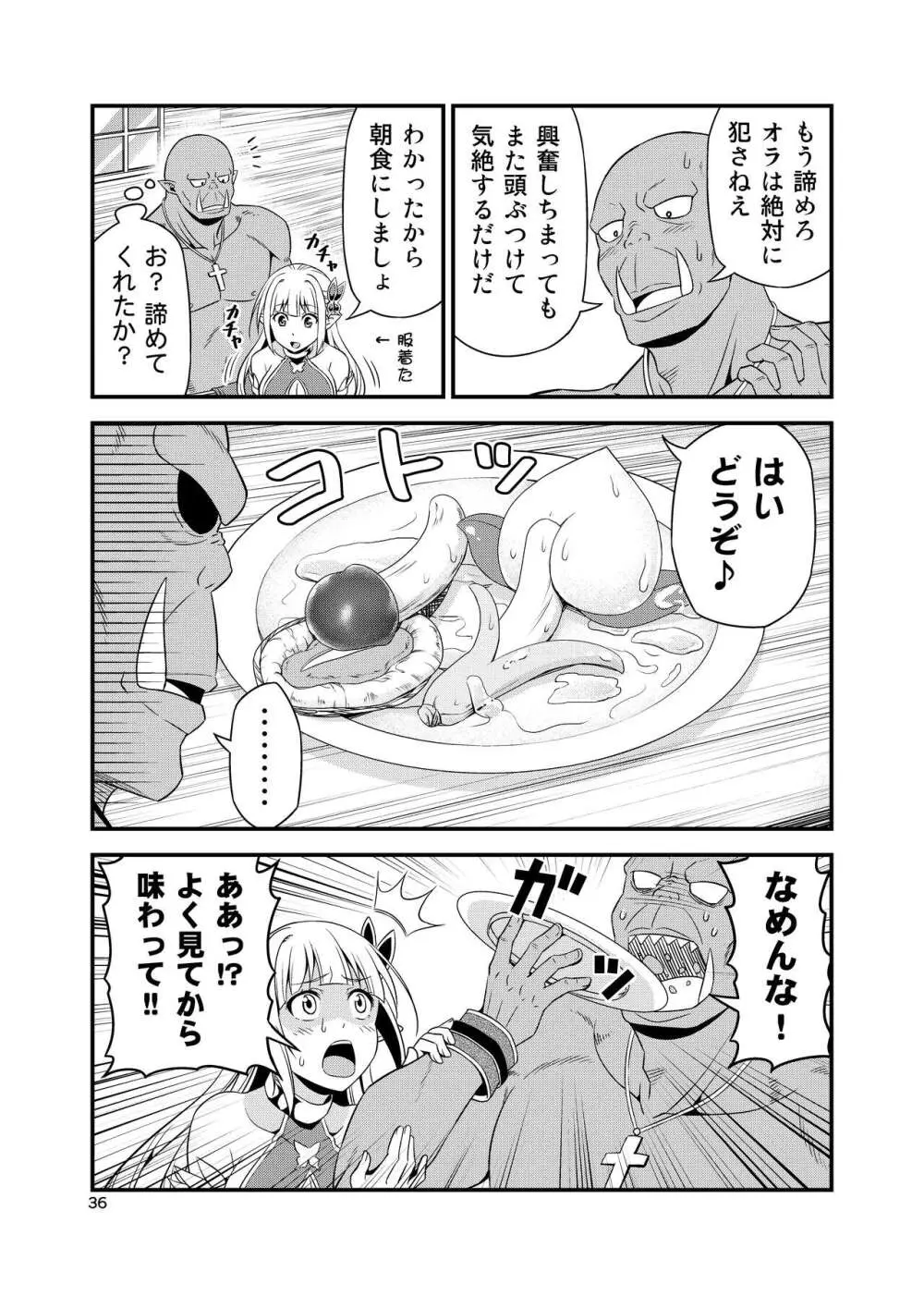 変態エルフと真面目オーク 同人版総集編 Page.35