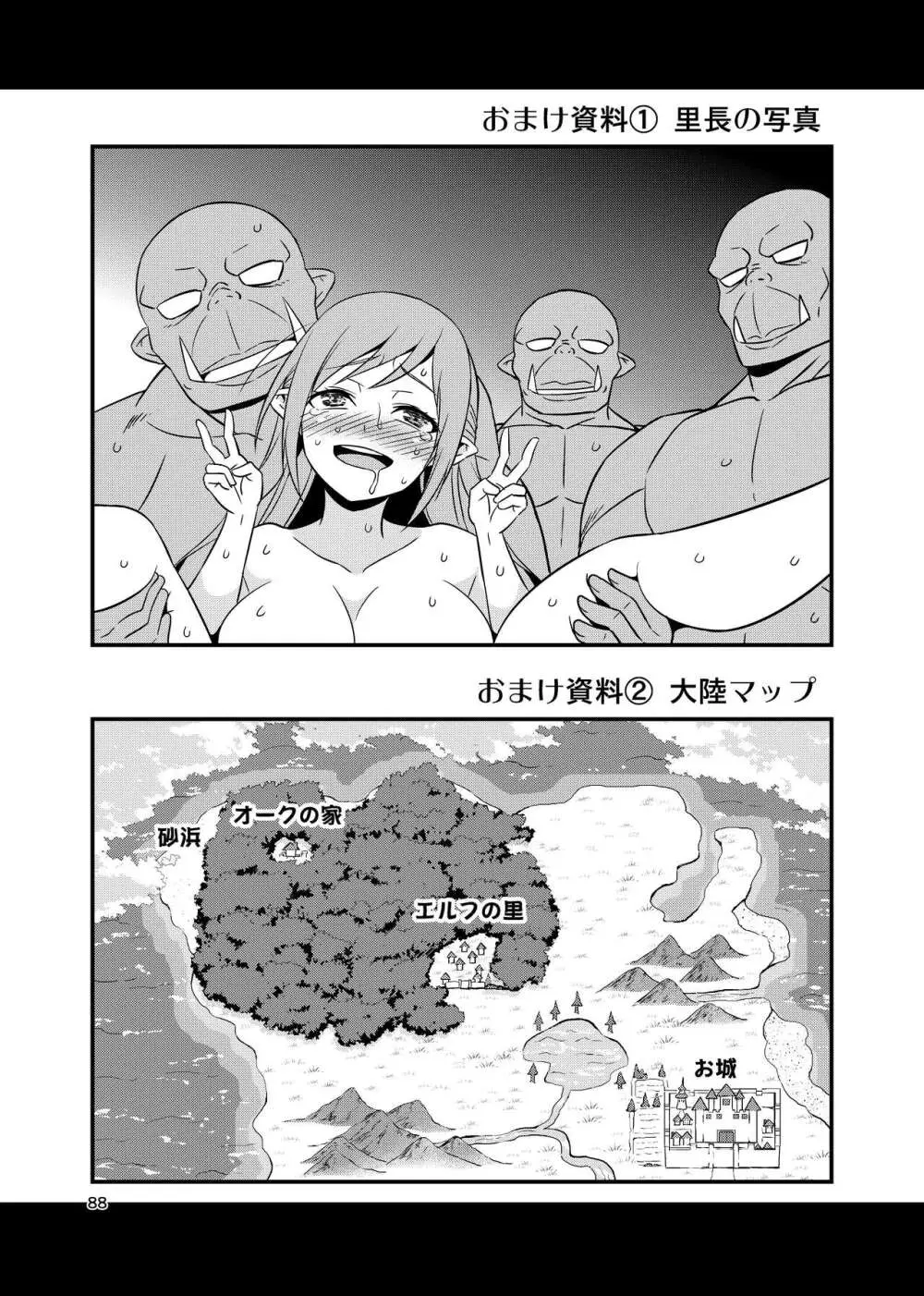 変態エルフと真面目オーク 同人版総集編 Page.87