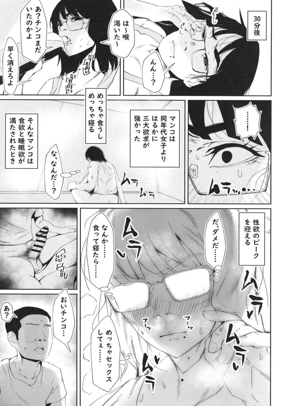 二郎系陰キャ喪女と下品交尾する本 Page.15