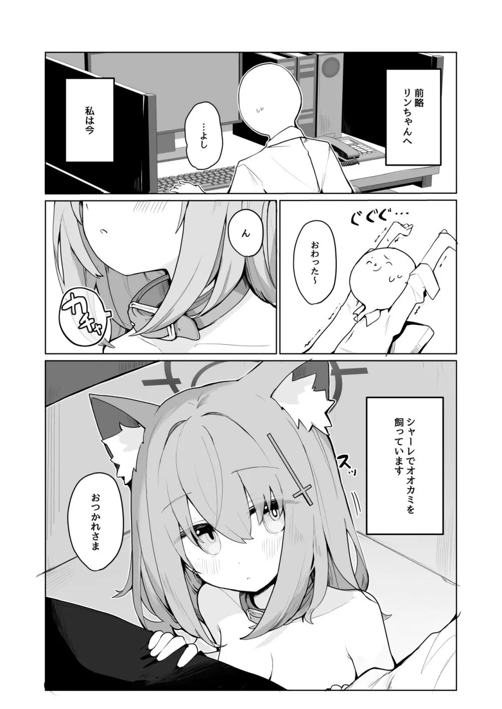 シロコとホシノとえっちする本 Page.3