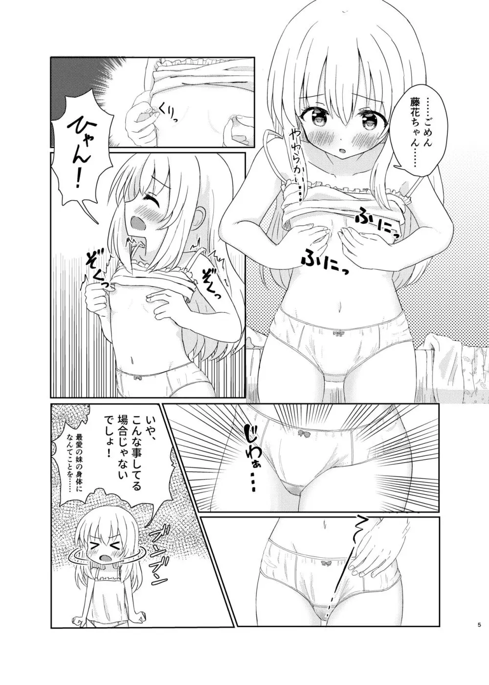 妹になっちゃったお兄ちゃんの災難 Page.4