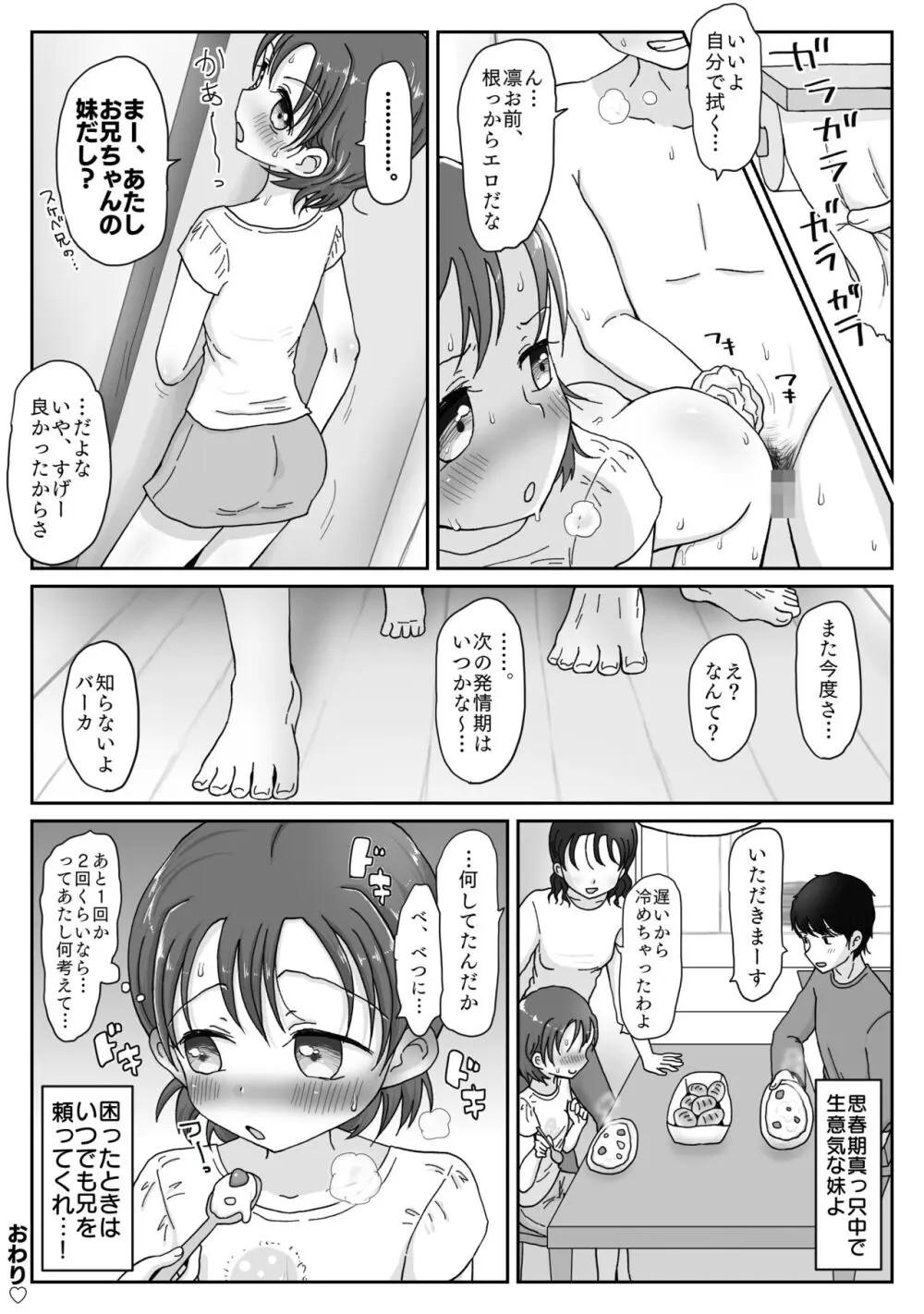 妹の発情期 〜兄である俺、性処理をせがまれて〜 Page.47