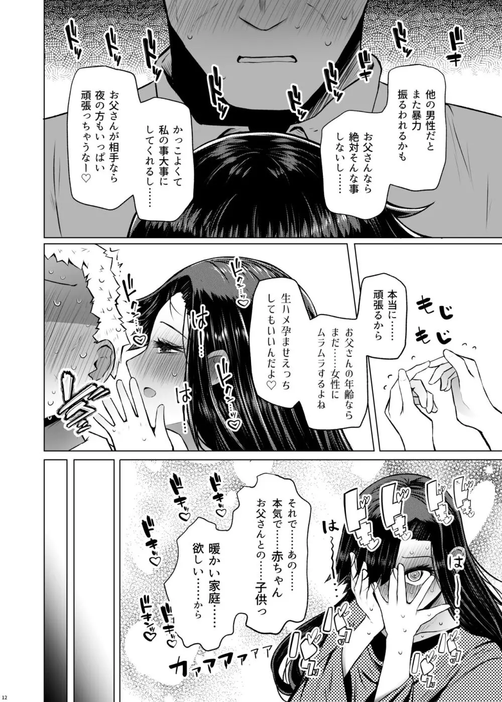 遺伝性疾患のリスクが無いなら実父と子作りしてもいいよね♥4 Page.12