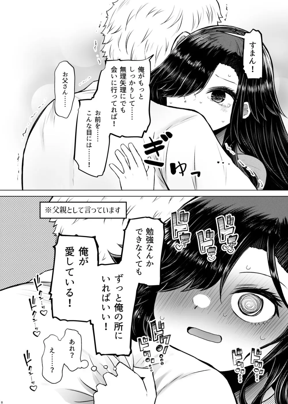 遺伝性疾患のリスクが無いなら実父と子作りしてもいいよね♥4 Page.8