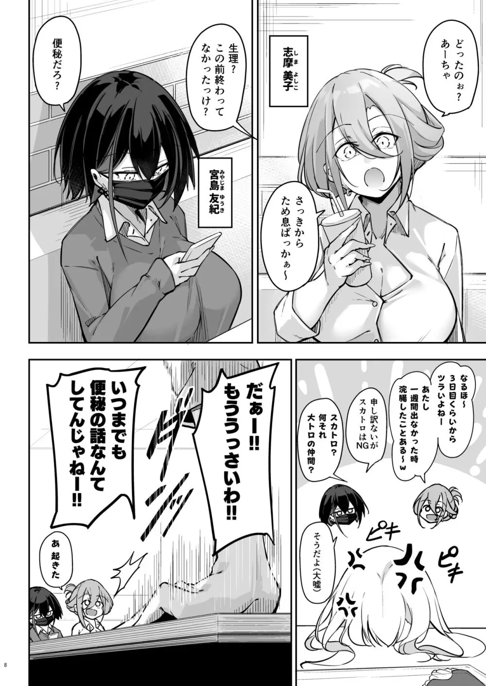 同級生ギャル3人組と… Page.7