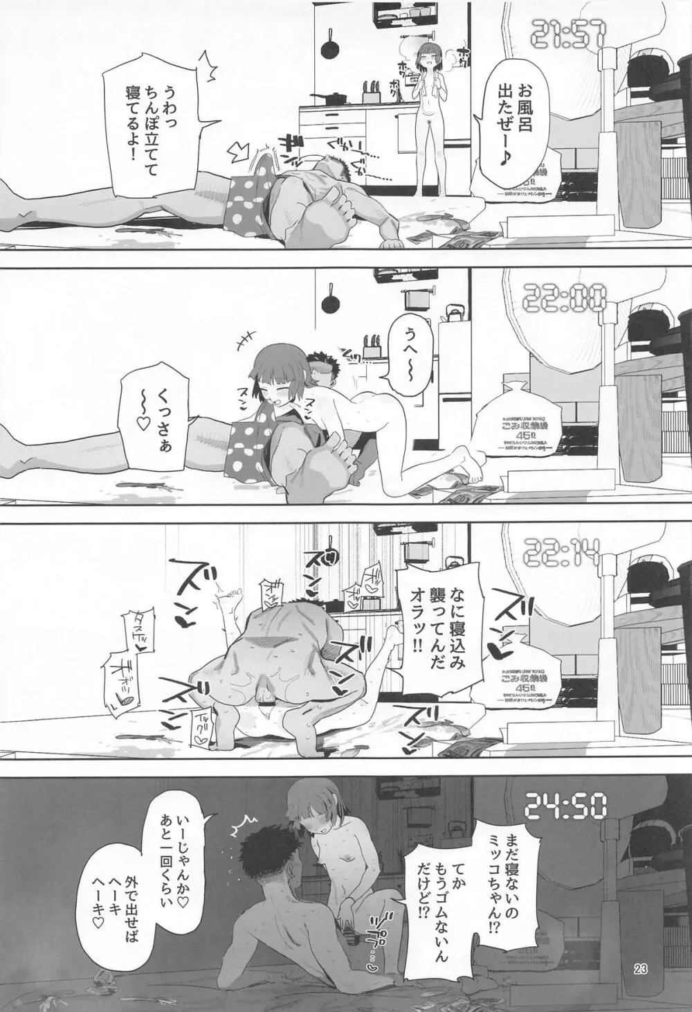 ミッコと寝て食ってヤるだけ。 Page.22