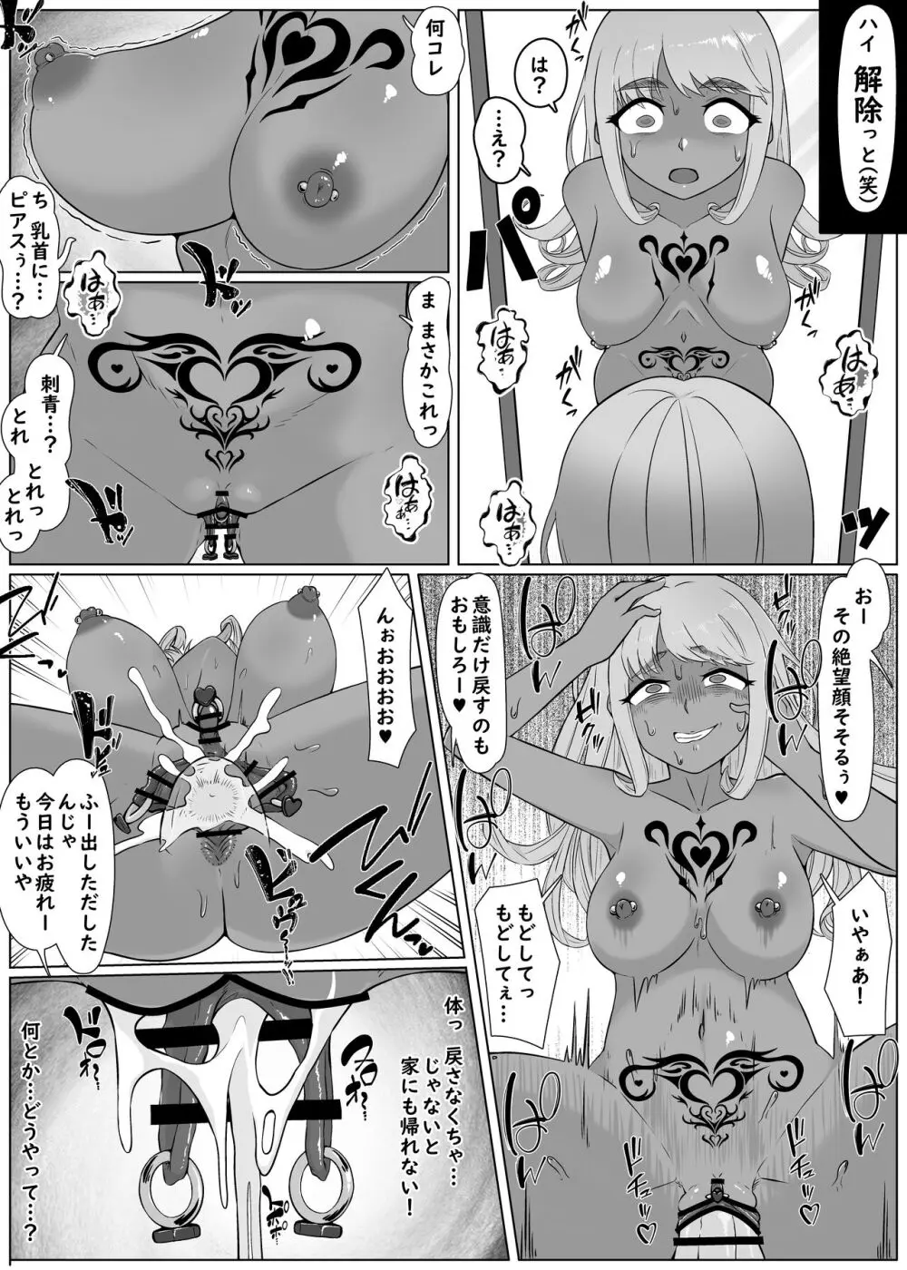 【催●→解除】何ヤってたの私!? -箱入りお嬢様が黒ビッチに転落するまで- Page.6