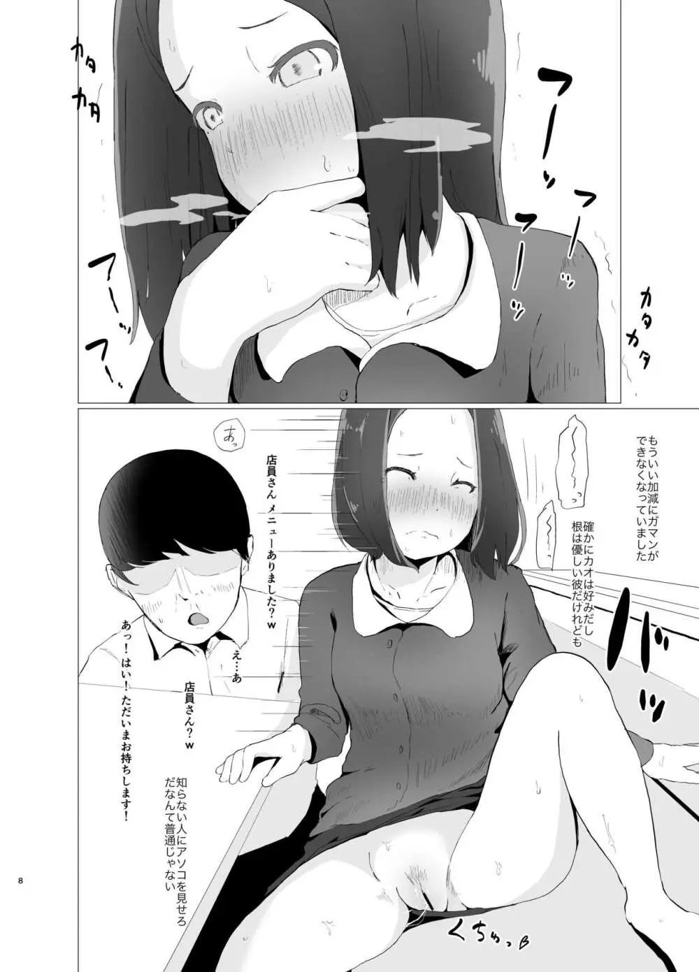 じぇーけー露出強要 Page.8