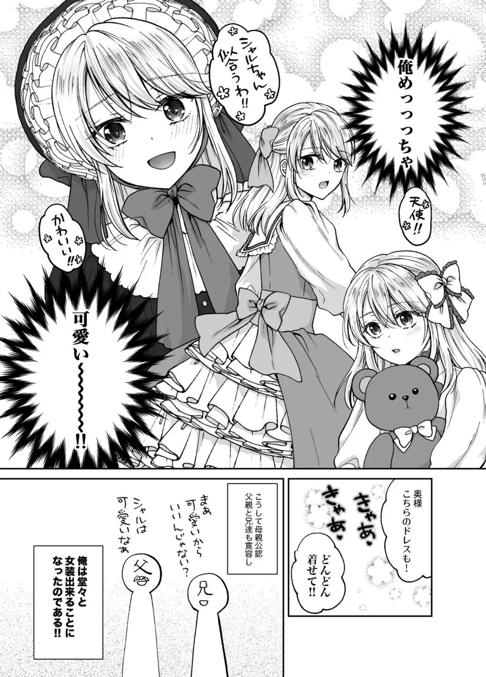 美少年に転生したのでうっかり女装したら、王弟殿下に嫁がされた件 Page.10