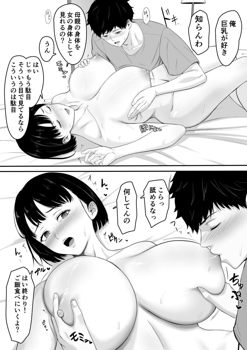 お母さんとセックスはダメだってば Page.9