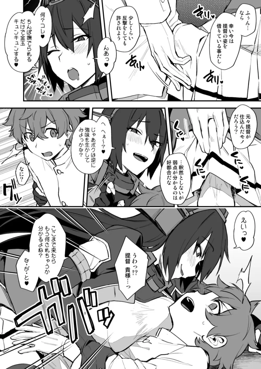 ショタ提督×長門の中身入れ替わり漫画 Page.2