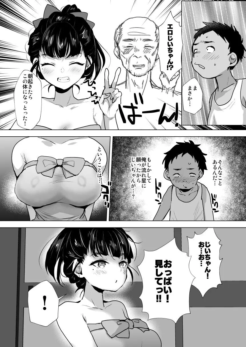 エロ爺ちゃんが美少女にTSしたら Page.6