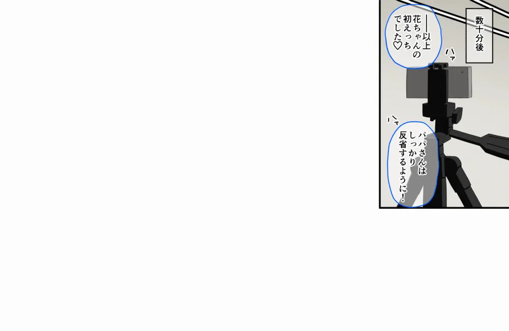 花ちゃんのお仕置きエッチ♪〜大好きなパパが親友と浮気エッチしてたので自分もエッチして2人に分からせる話〜 Page.57