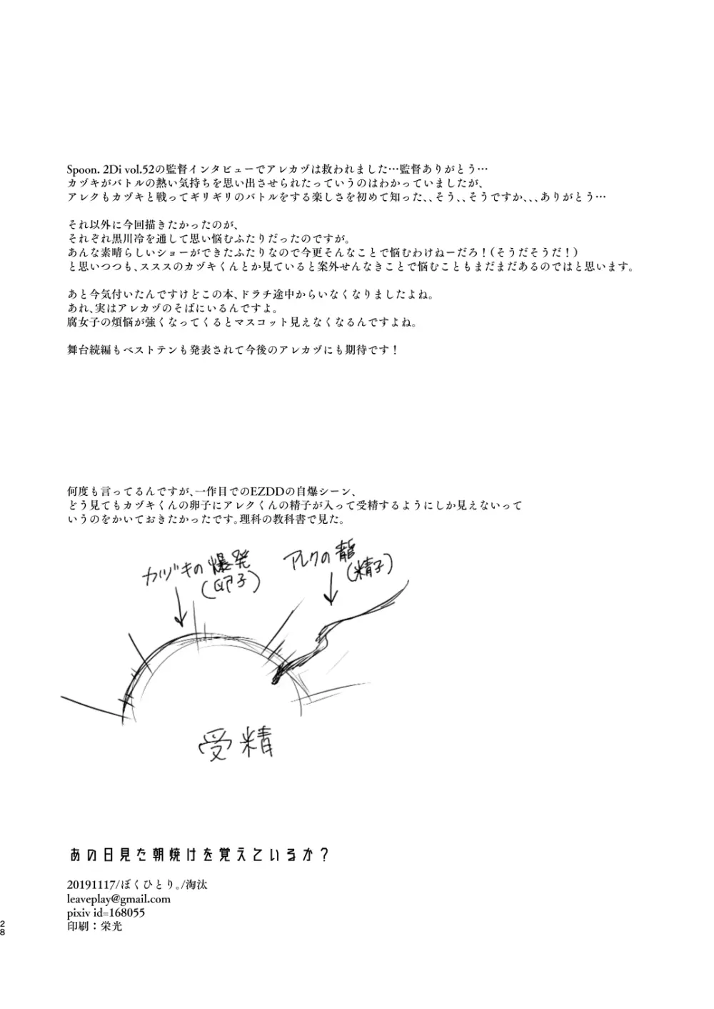 あの日見た朝焼けを覚えているか? Page.28