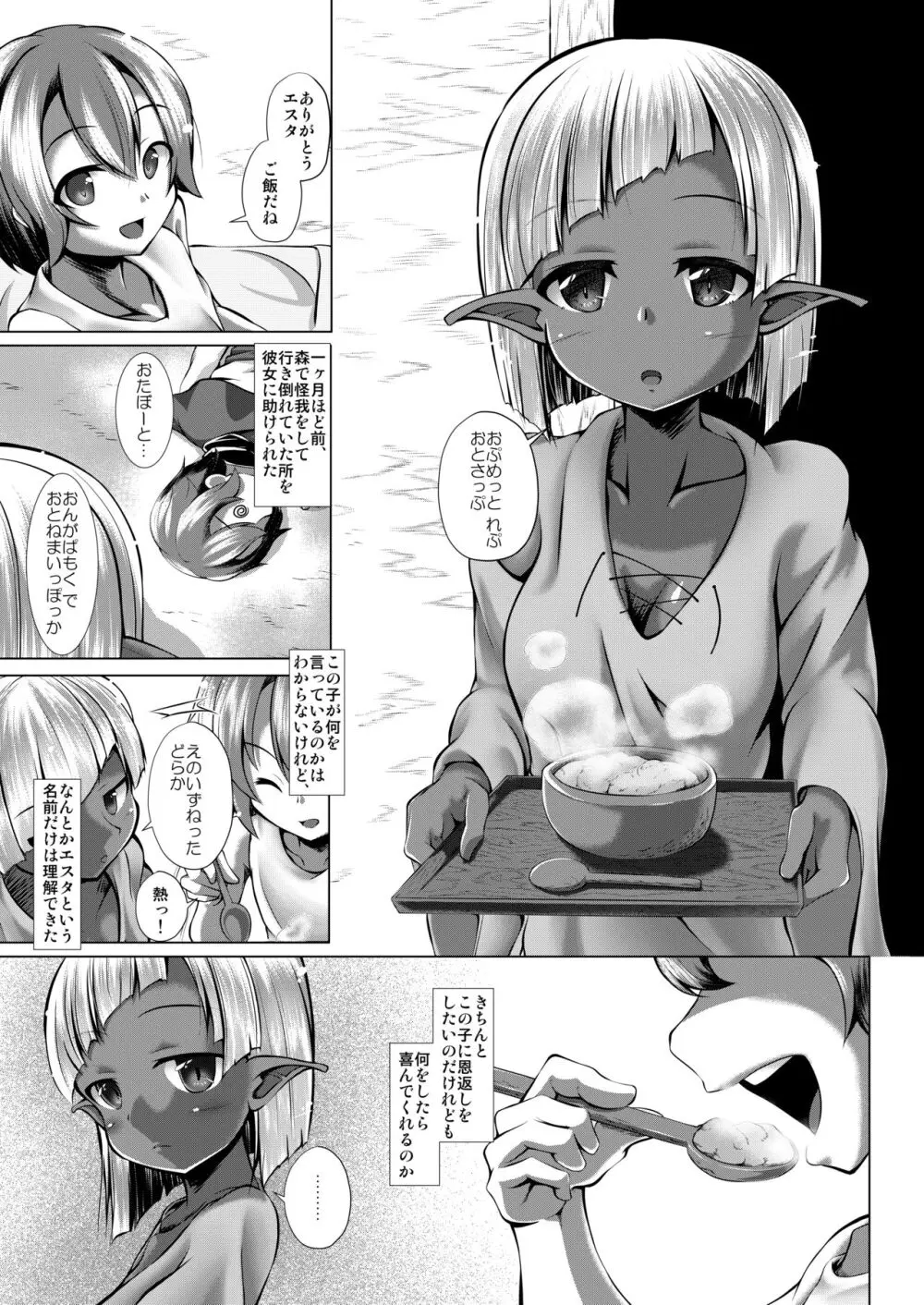 エルフ娘との交流性活 + エルフのおもちゃ Page.3