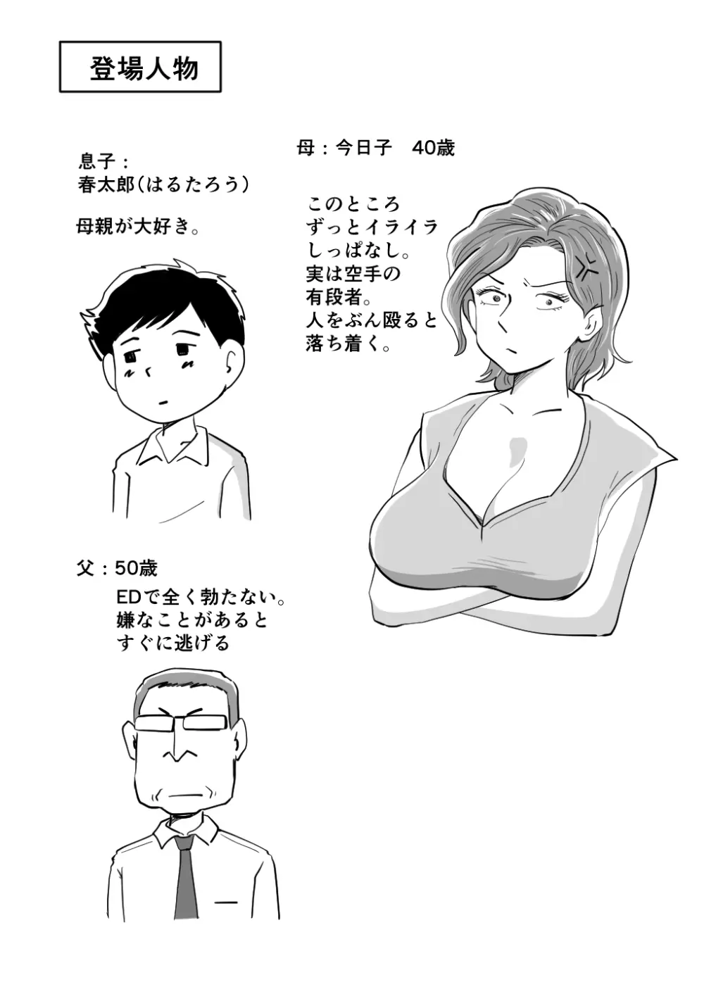 機嫌の悪い母を幸福にさせた息子 Page.2