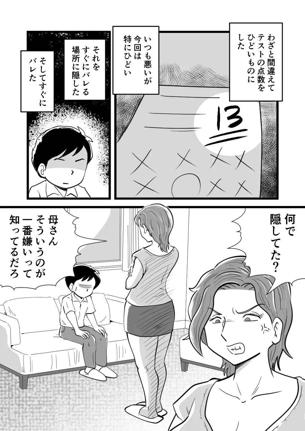 機嫌の悪い母を幸福にさせた息子 Page.7