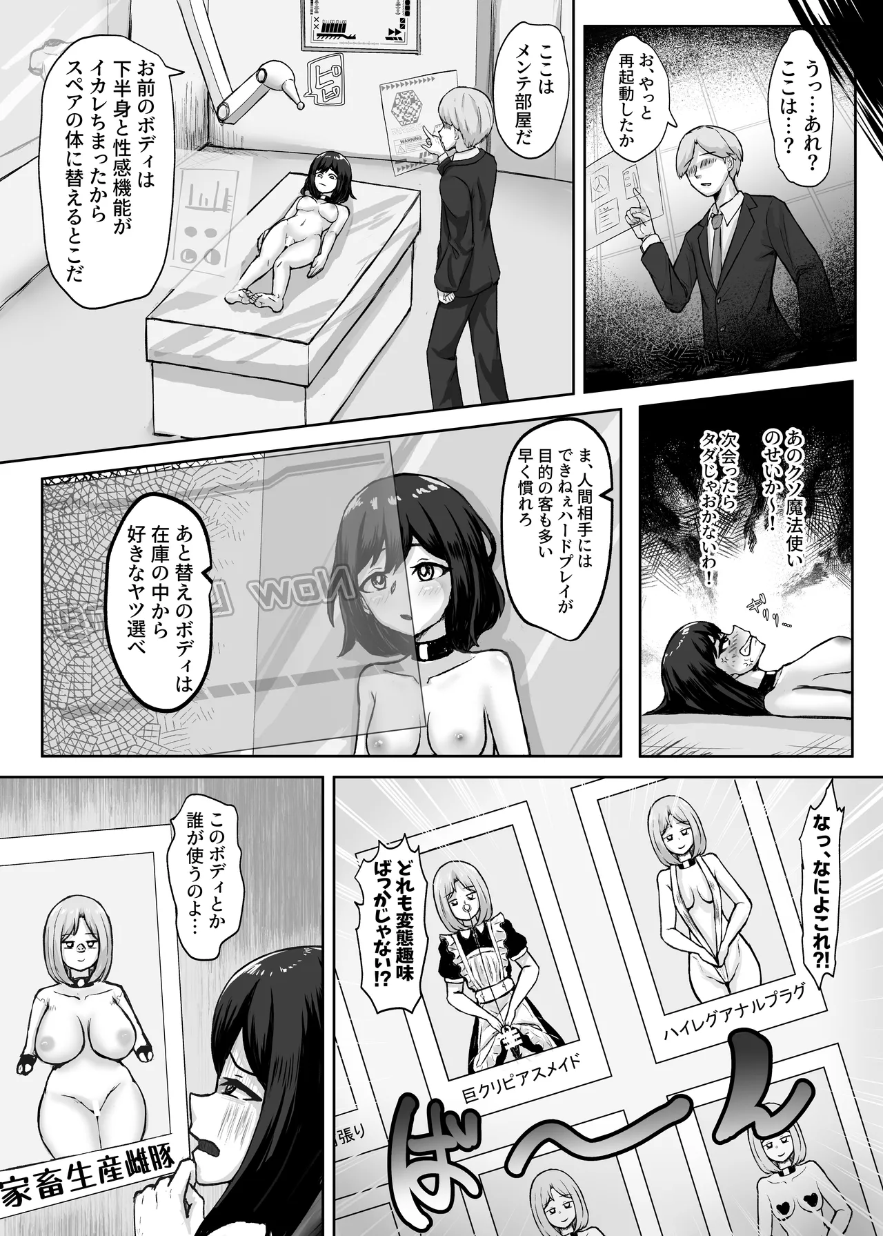 雌豚セクサロイド転生 ～変態ボディ交換で無様性癖ラーニング～ Page.13