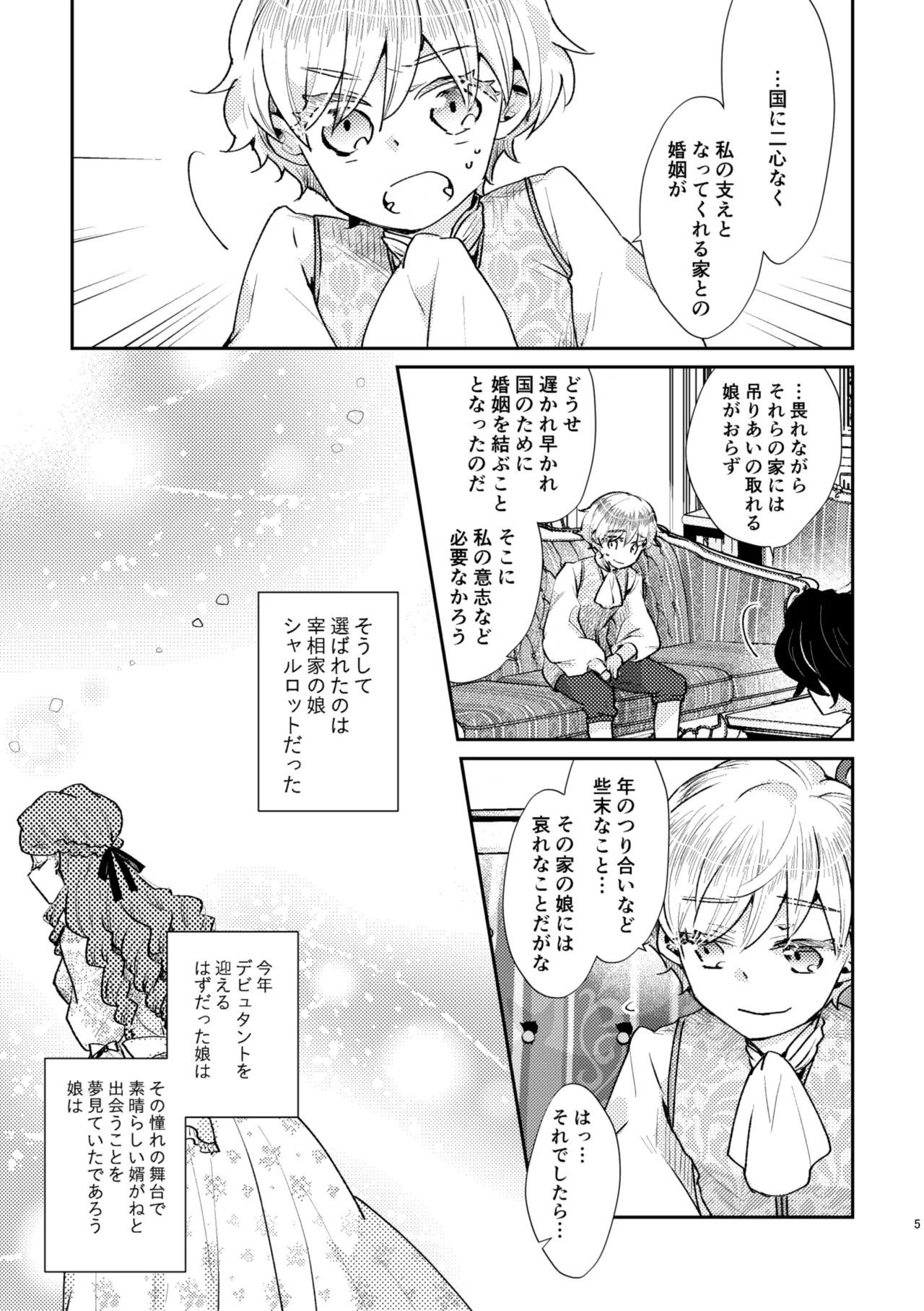 少年王と年上王妃 past days Page.6