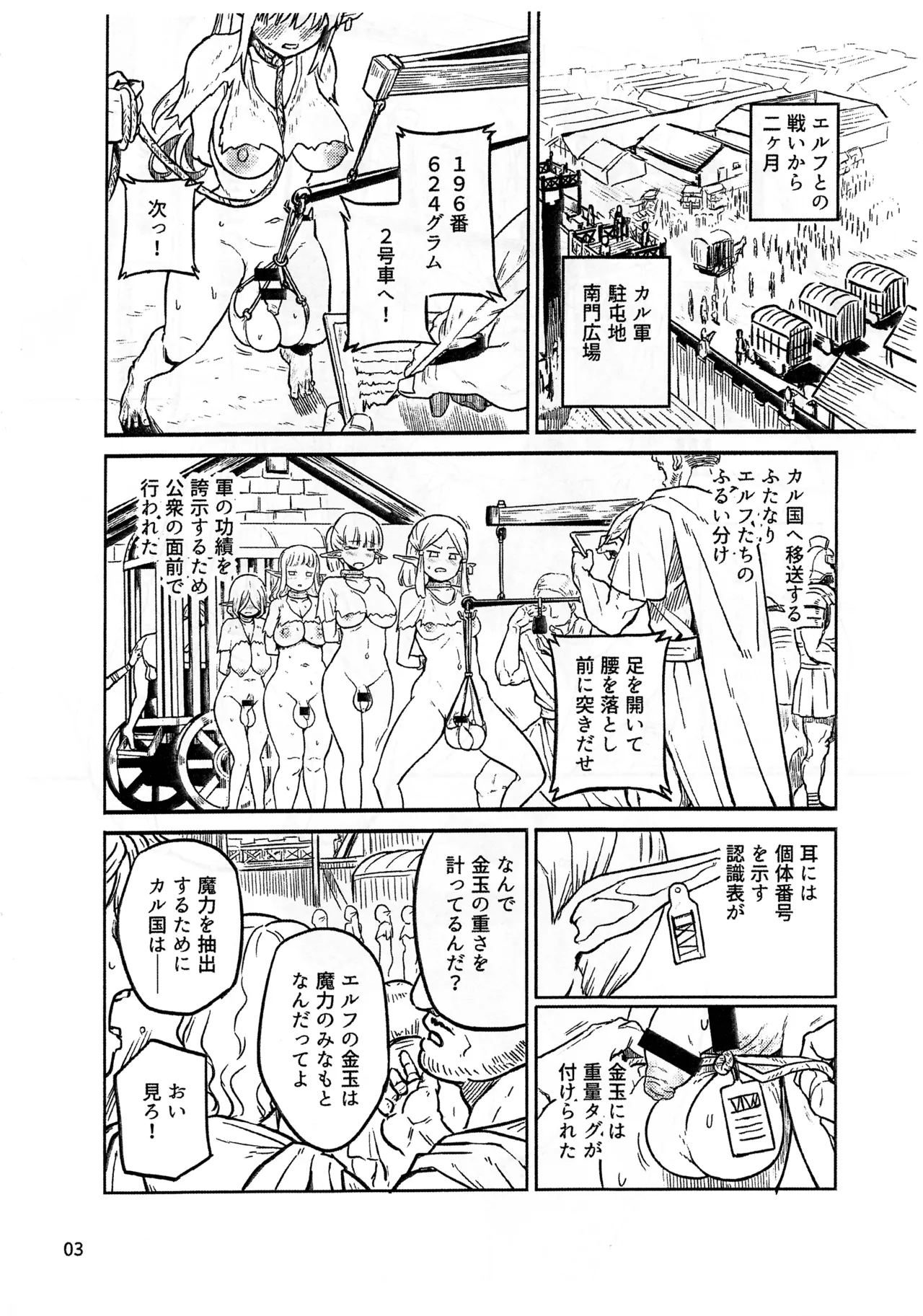 虜囚のふたなりエルフ 準備号 Page.3