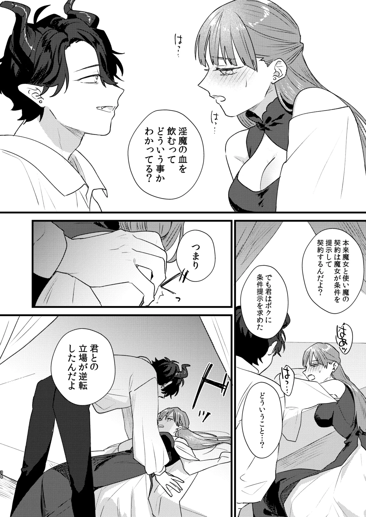 魔女に転生したら淫魔に愛されました。 Page.35