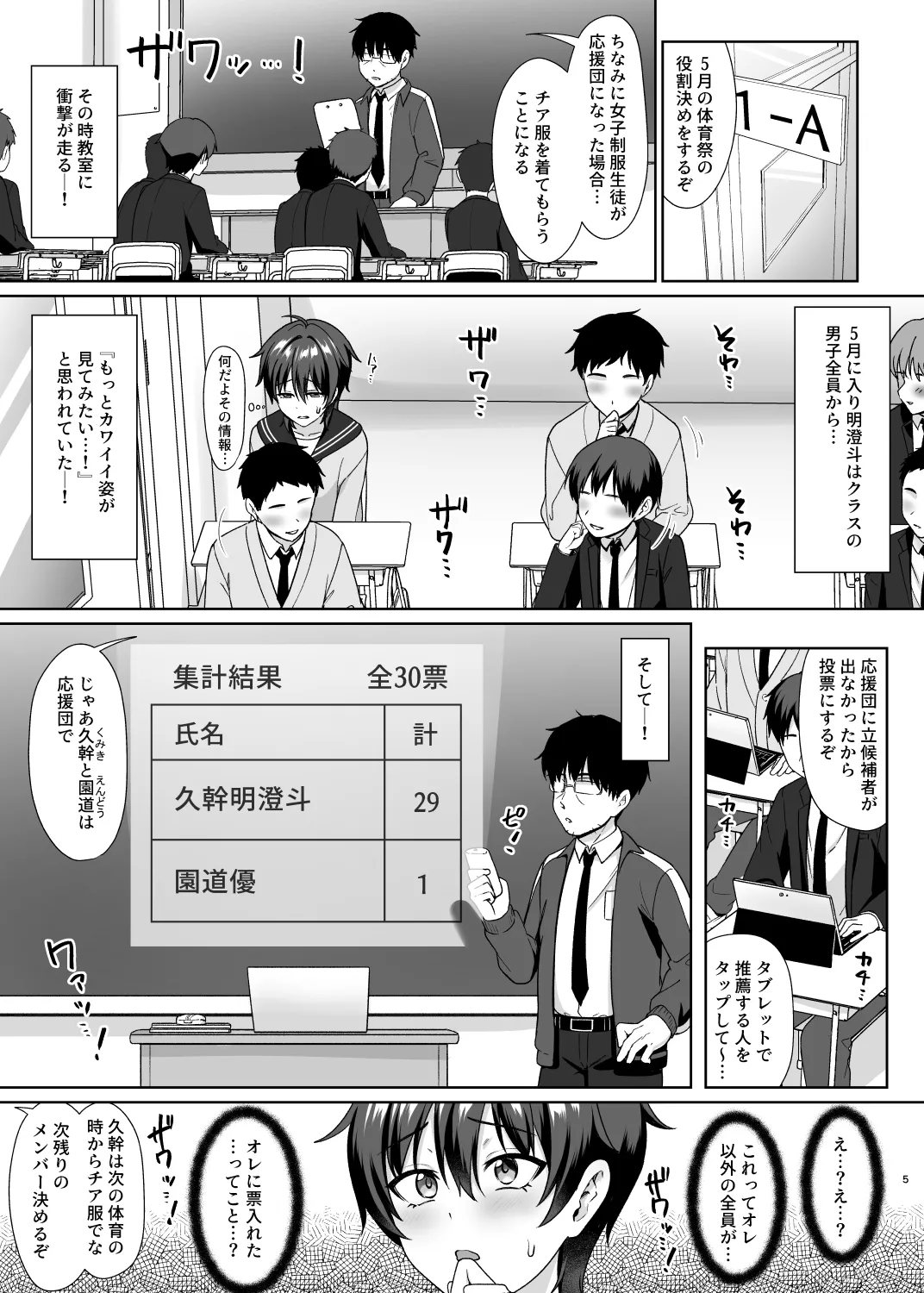 男子校でオレだけ女装のクラス2 Page.7