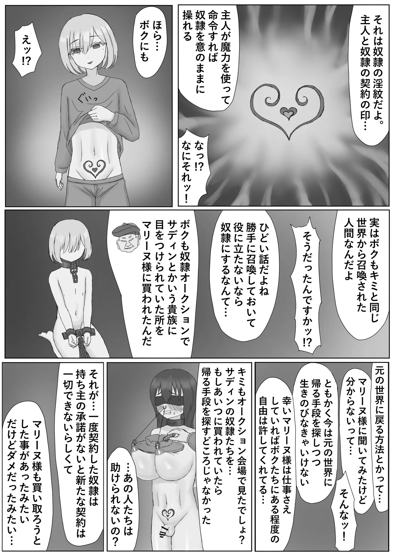 異世界で性奴隷♂にされてメス堕ちさせられました♥ Page.17