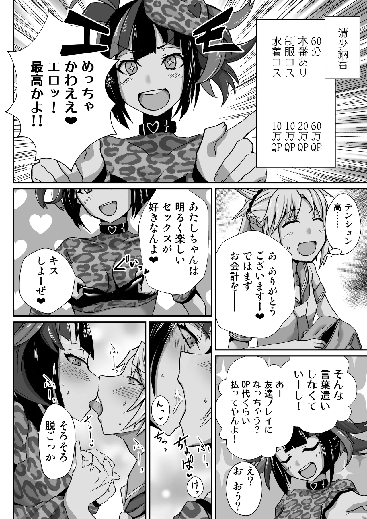 モーさんがデリヘルで働いてたらめっちゃえっち Page.8