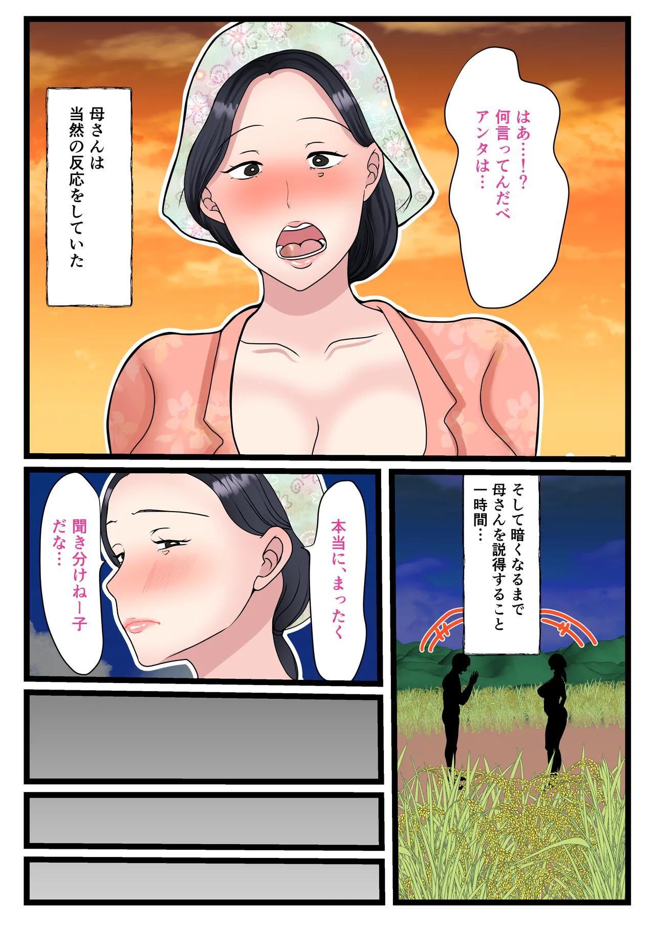 息子をムラムラさせる田舎のおっ母さん～母のふるさとま〇こはあったかい～ Page.13