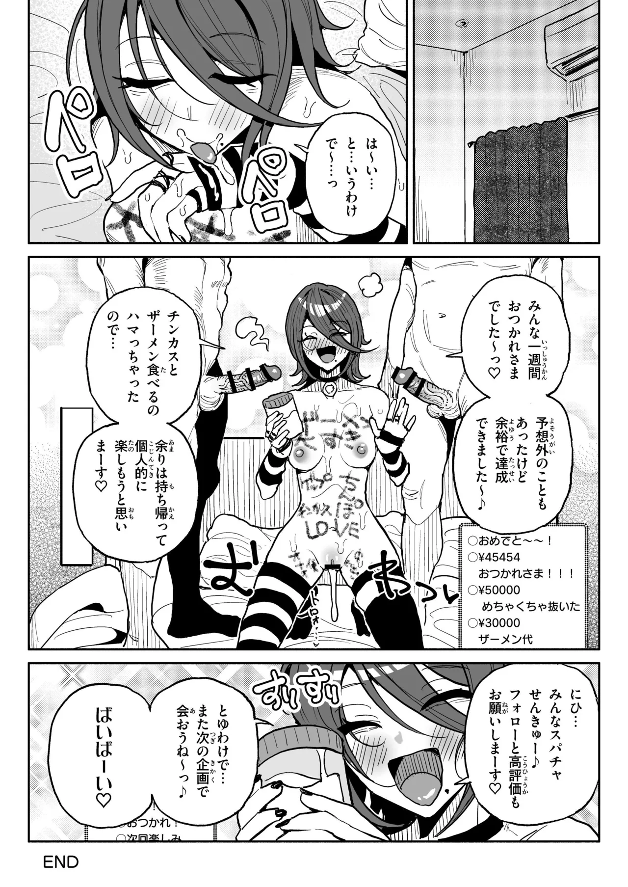 ちん嗅ぎ系配信者一週間チンカスザーメン生活 Page.34